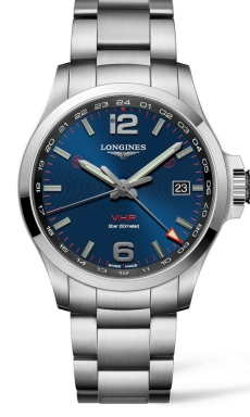 Часы Longines Conquest V.H.P. Quartz L3.728.4.96.6