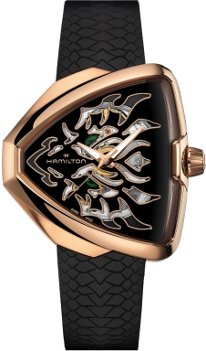 Часы Hamilton Ventura Elvis80 Skeleton Auto H24525332