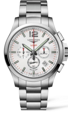 Часы Longines Conquest V.H.P. Quartz Chrono L3.727.4.76.6