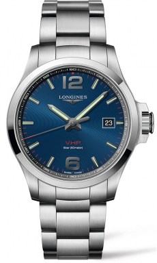 Часы Longines Conquest V.H.P. Quartz L3.726.4.96.6