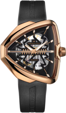 Часы Hamilton Ventura Elvis80 Skeleton Auto H24525331